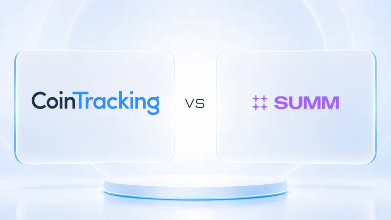 CoinTracking vs. Crypto Tax Calculator (Summ): DACH Comparison 2026